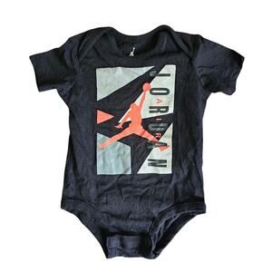 Jordan Infant Baby "Air Jordan" Black Creeper Size 6M